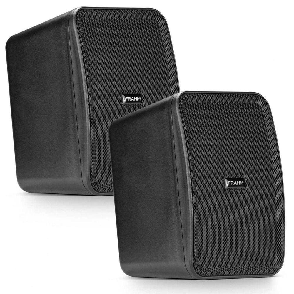 Caixa De Som Hs 4 Outdoor Preta 100W Rms Musical - Frahm