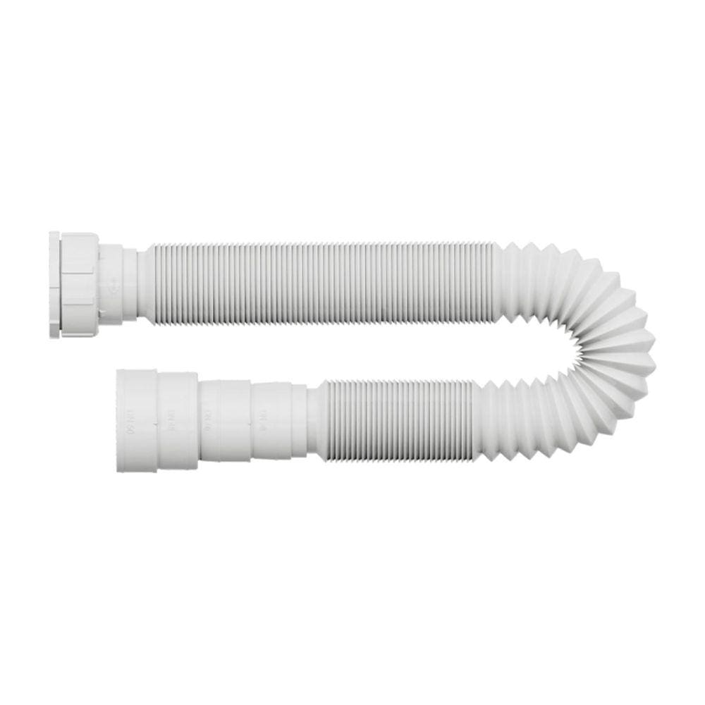 Sifão Tubo Extensivo Simples Universal Branco 1,1M Blukit