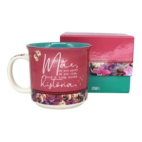 Caneca Mãe Minha História Sou Parte De Sua Vida 350ml