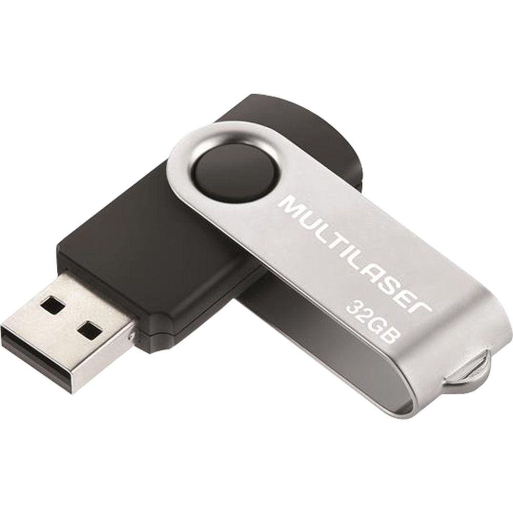 Kit 10 Pen Drive 32 Gb Multilaser 2.0 Twist Pd589