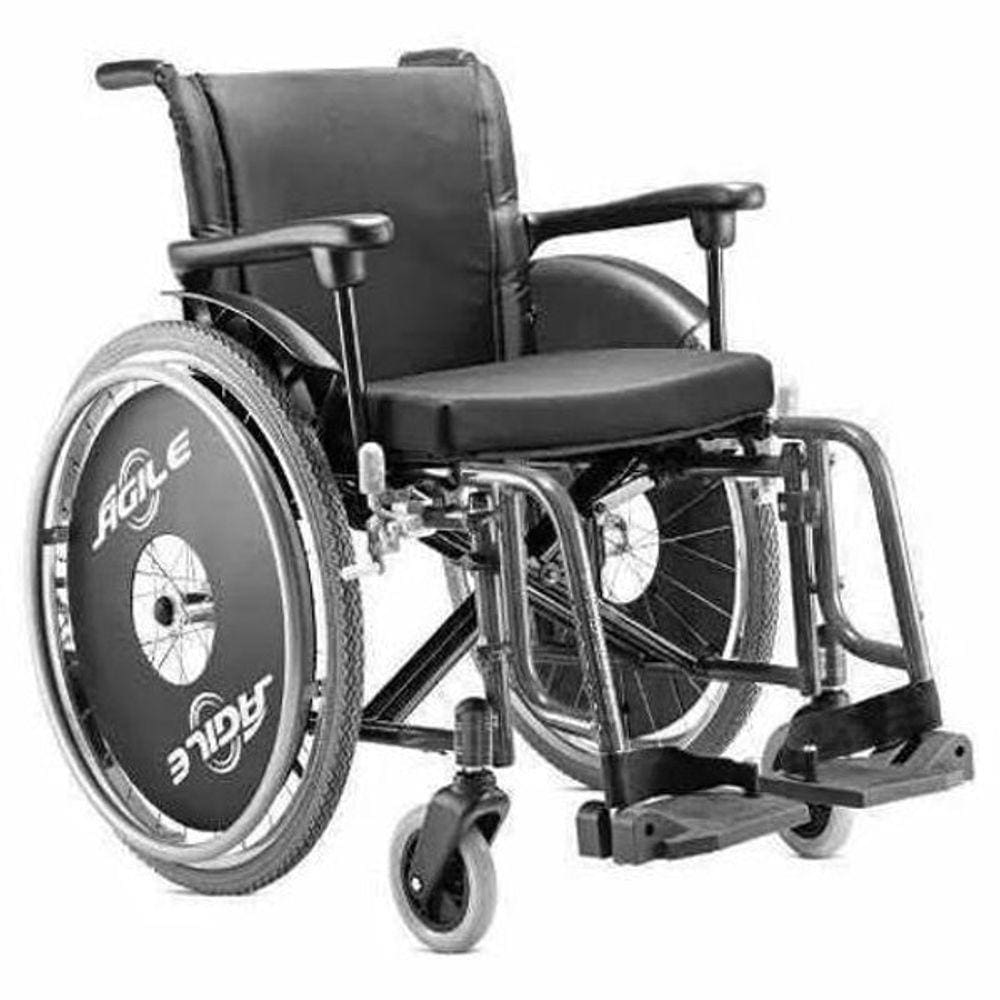 Cadeira De Rodas Alumínio Ágile 44Cm Baxmann E Jaguaribe