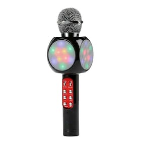 Microfone Sem Fio Bluetooth Karaoke Música Ws1816