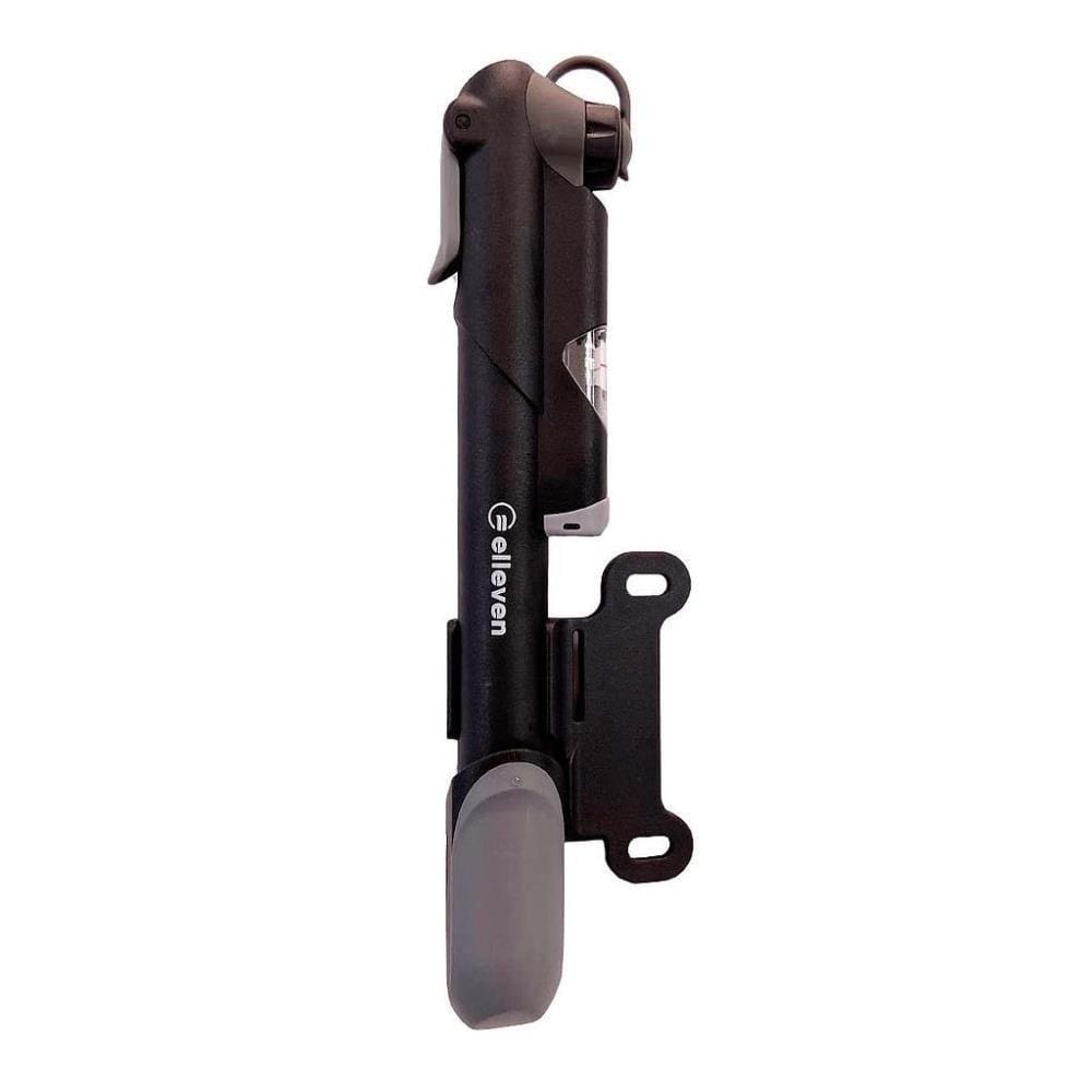 Bomba Mini Telescópica Nylon com Interno em Alumínio Manometro com Suporte 120PSI para Bike