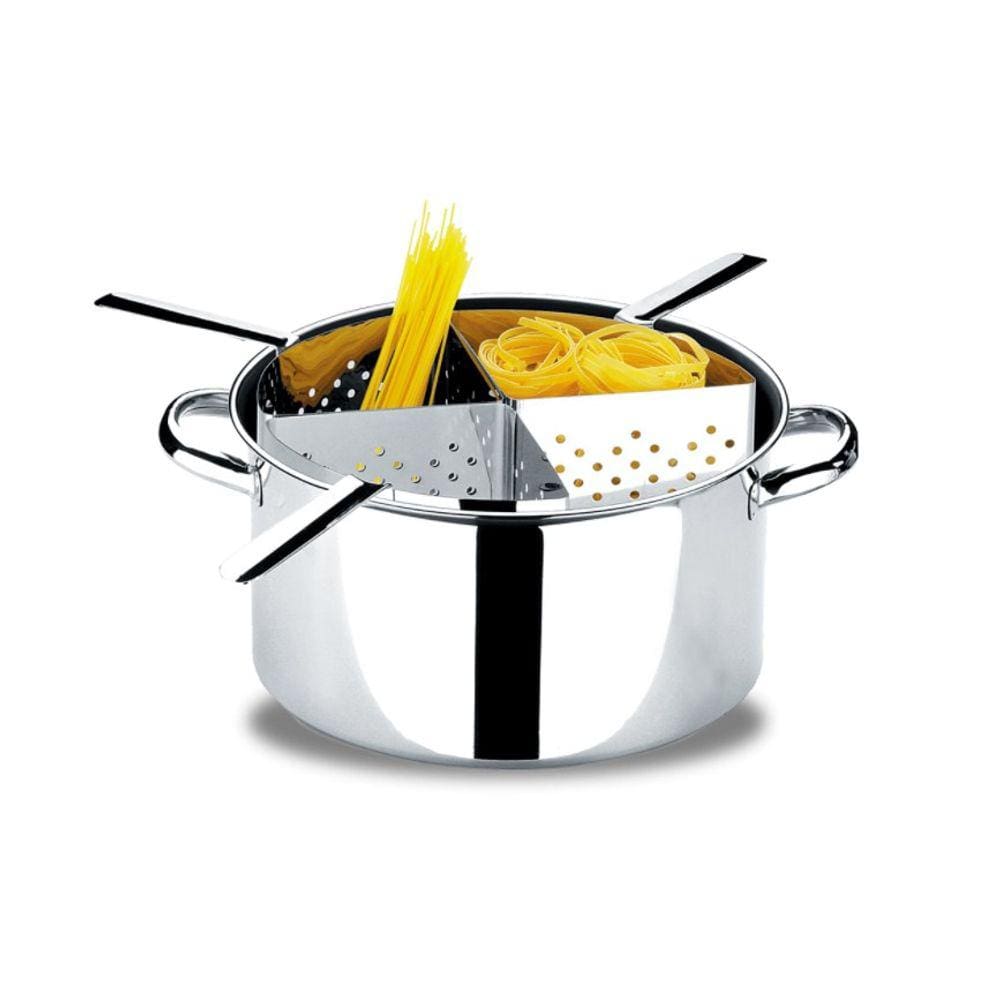 Espagueteira com 4 Divisões de Inox 10 Litros Brinox