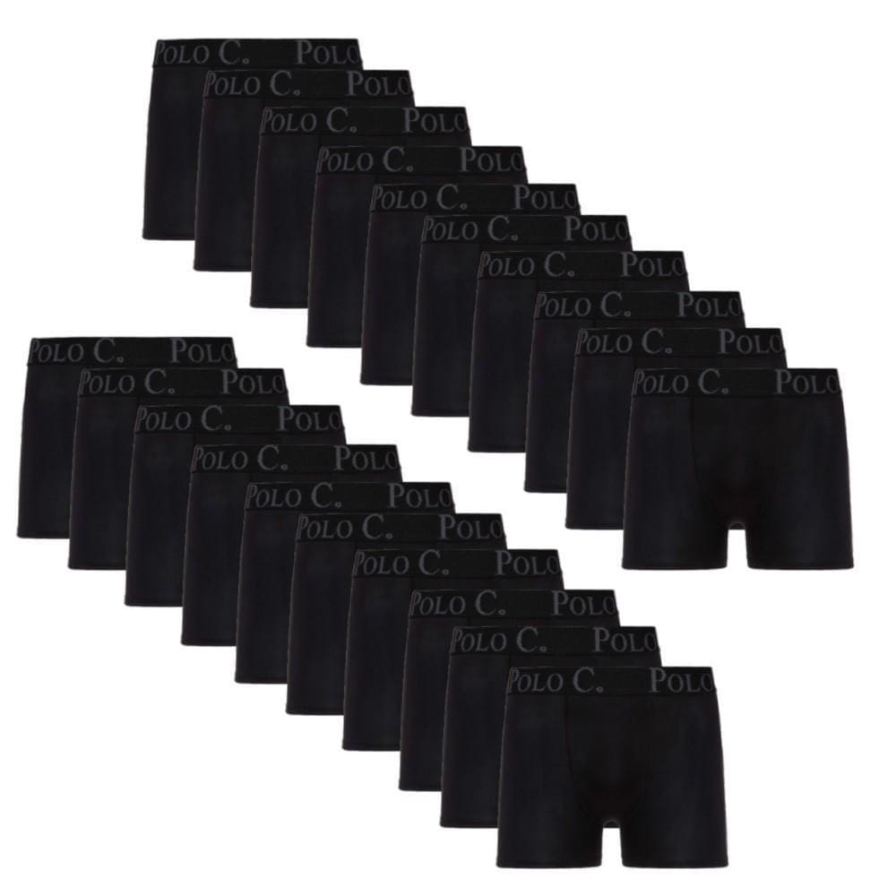 Kit Com 20 Cuecas Boxer Microfibra Advance - Polo Cycle