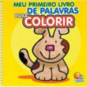 Meu Primeiro Livro De Palavras Para Colorir