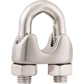 Clips Para Cabo De Aço 1/4" Leve Inox - Vonder