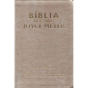 Biblia De Estudo Joyce Meyer Media Dourada Luxo