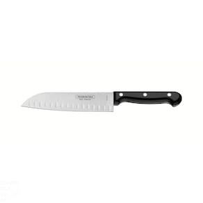 Faca Santoku Tramontina Ultracorte com Lâmina em Aço Inox e Cabo de Polipropileno Preto 7" Tramontina