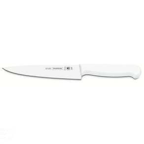 Faca para carne 10" Branco Profissional Tramontina em Aço Inox Tramontina