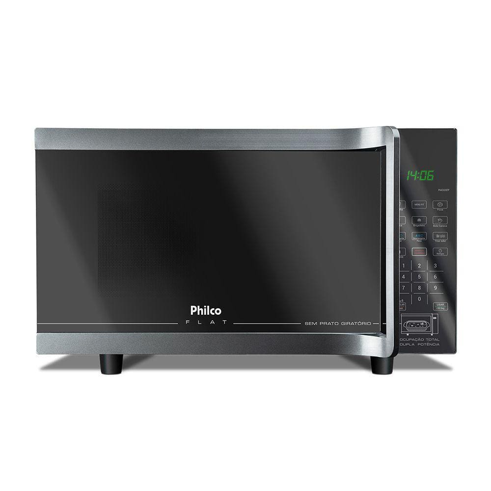Micro-ondas Philco 28 Litros Flat Sem Prato Giratório PMO28TF Preto 110V