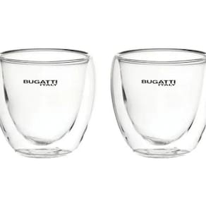 Conjunto 2 Xícaras De Café Com Parede Dupla 80Ml Bugatti
