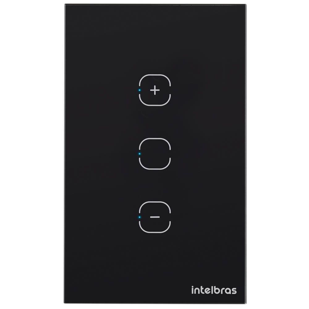 Interruptor Dimmer Smart Wi-Fi Touch 1 Tecla EWS 1101 Preto Intelbras
