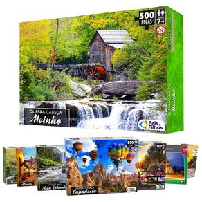 Jogo Quebra Cabeça Paisagem Amsterdam Holanda Puzzle 500 Pçs Original