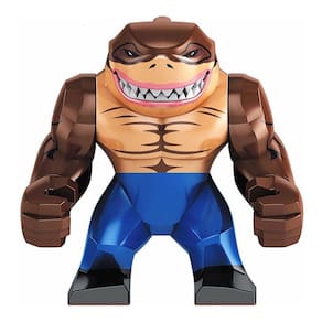 Boneco Blocos De Montar Big Jab Tubarão Rei Esquadrão