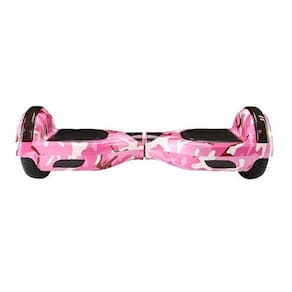 Hoverboard Overboard Skate Elétrico Led Rosa Camuflado Nº18