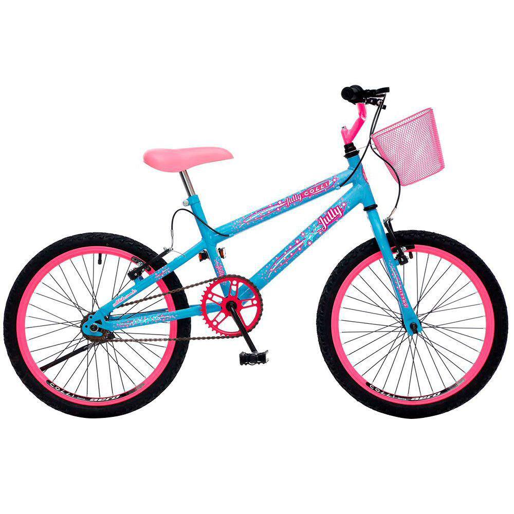 Bicicleta Status Belíssima Aro 20 1V V-Brake Rosa Barbie