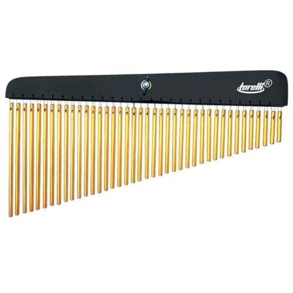 Carrilhao Torelli De Aluminio Dourado 40 Notas Ta304
