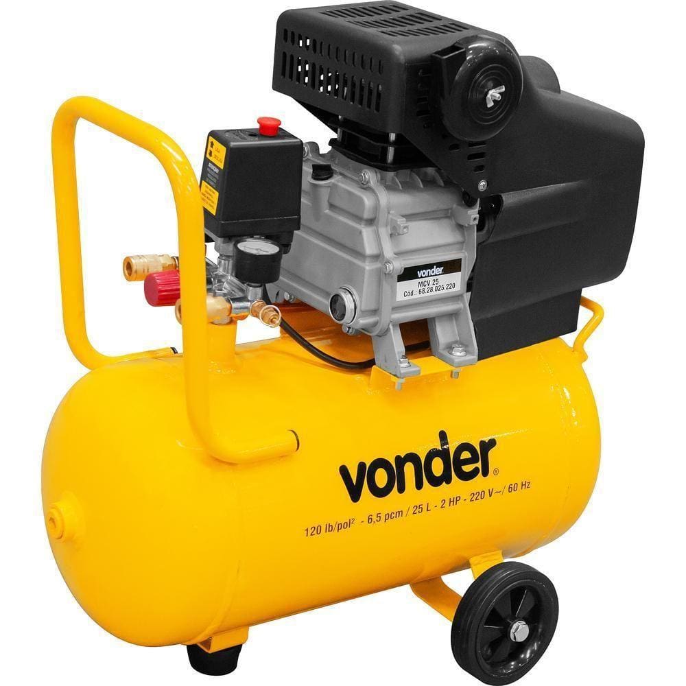 Motocompressor De Ar Mcv 25 25 Litros 220V - Vonder