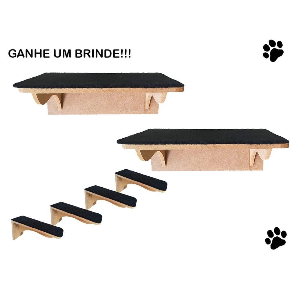 Nicho Para Gato Prateleira Degrau Mdf Crú Oferta