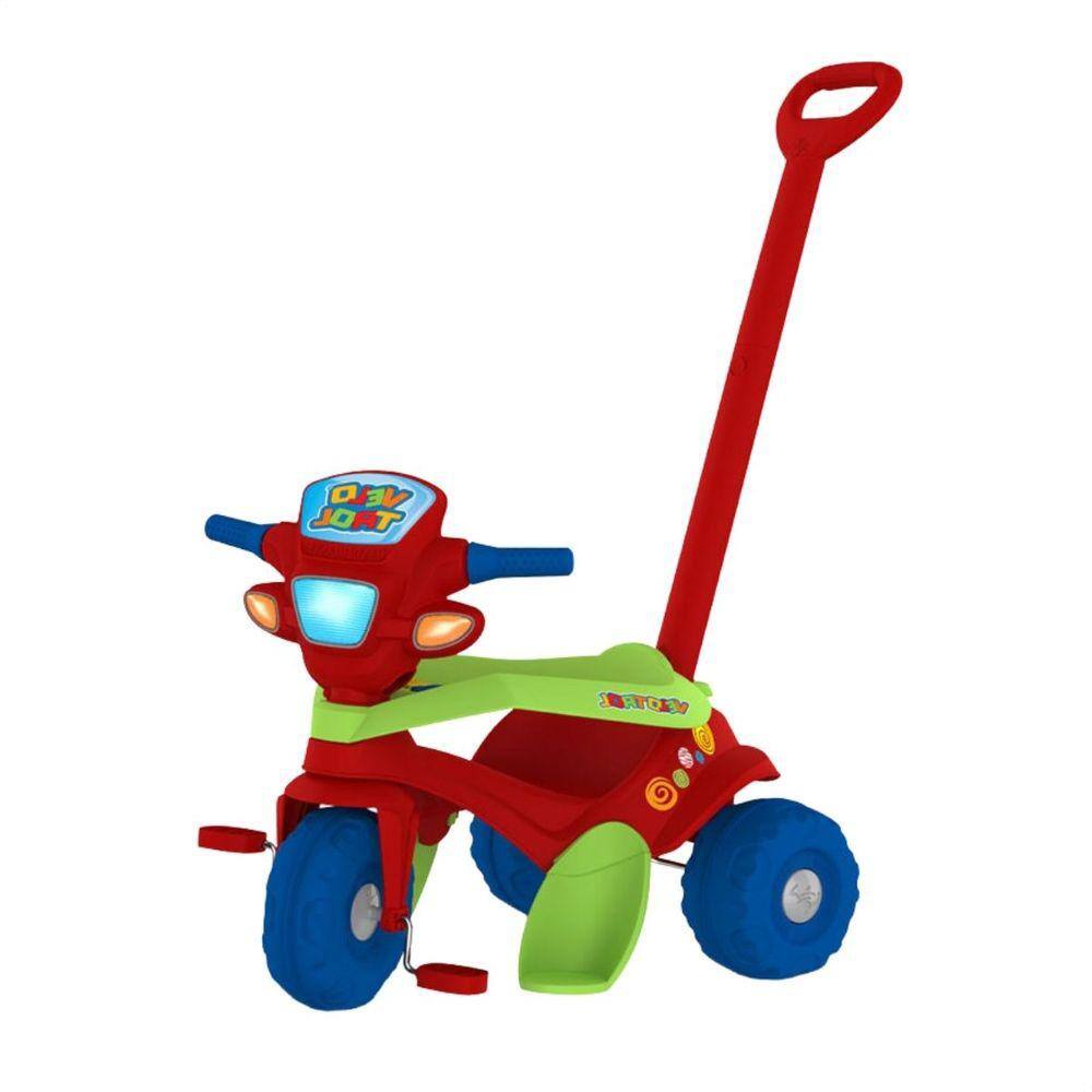 Triciclo Infantil Bandeirante Velotrol Vermelho – Babytunes