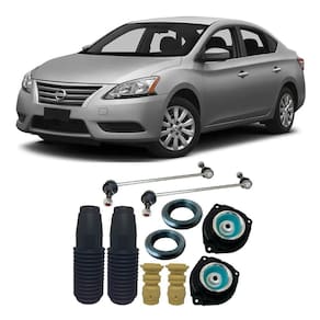 Kit Batente + Bieleta Nissan Sentra Dianteira 2014 Até 2020 O Par