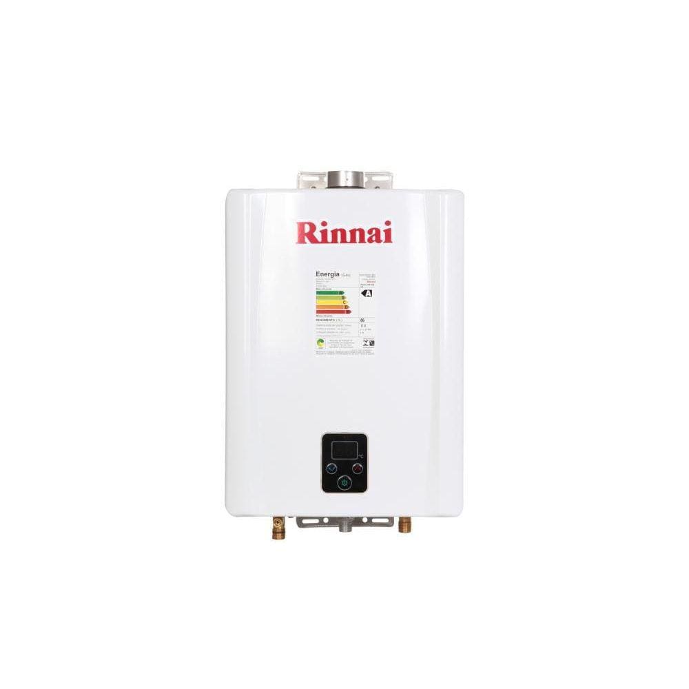 Aquecedor 17 Litros Rinnai E171 Gás Natural Branco