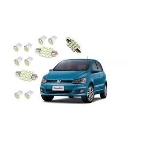 Kit Led Pingo Torpedo Fox 2G Vw Farolete Placa Teto Ré