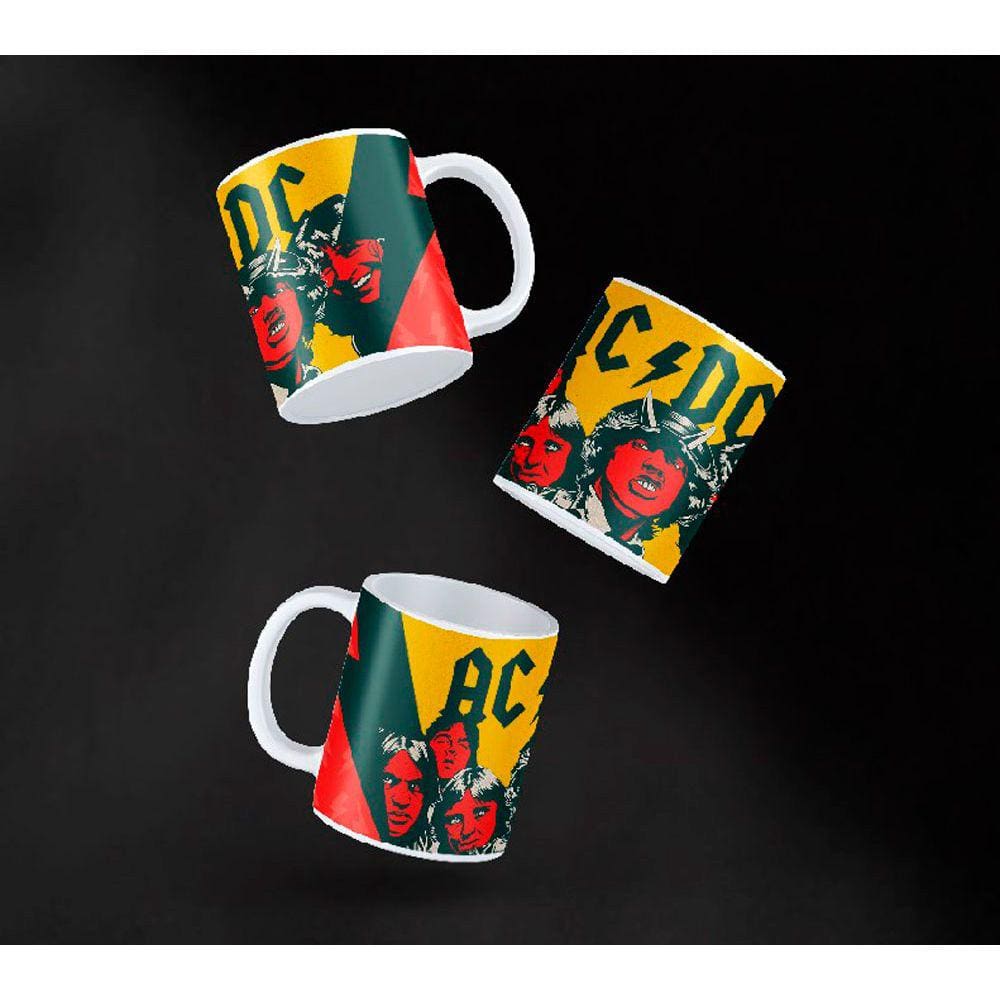 Caneca Cerâmica Rock AC/DC Mod.02