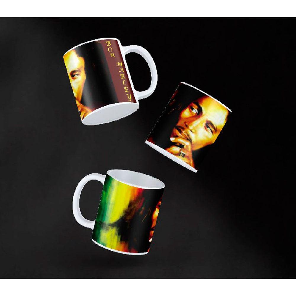 Caneca Cerâmica Rock Bob Marley
