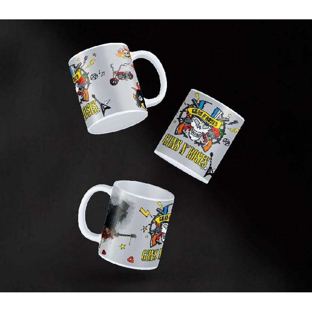 Caneca Cerâmica Rock Guns N` Rores Mod.01
