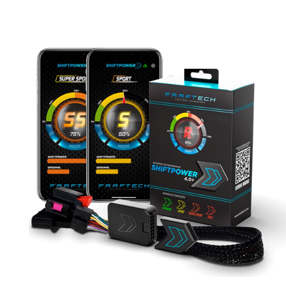 Modulo De Aceleração Mitsubishi Shiftpower Ft-sp08+ C/ Bluetooth