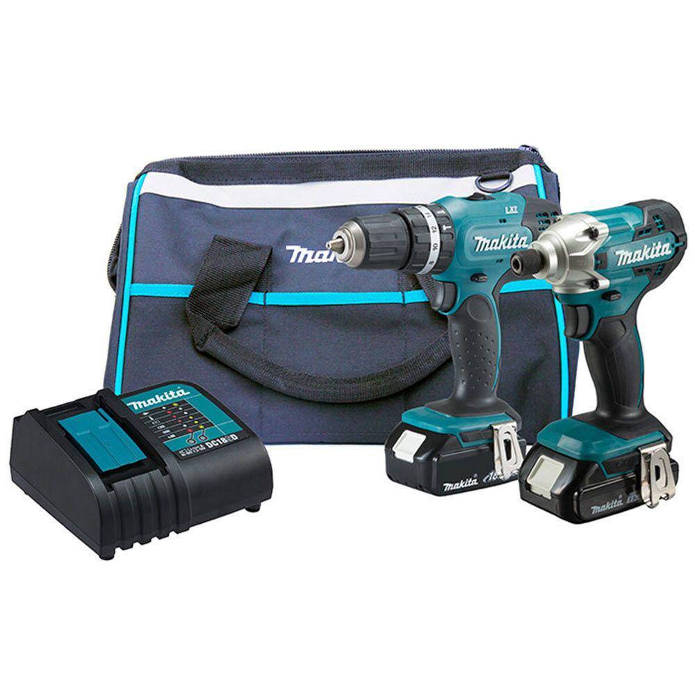 Parafusadeira Furadeira Impacto 2 Bat 18V 1.5Ah DLX2336SYX Makita