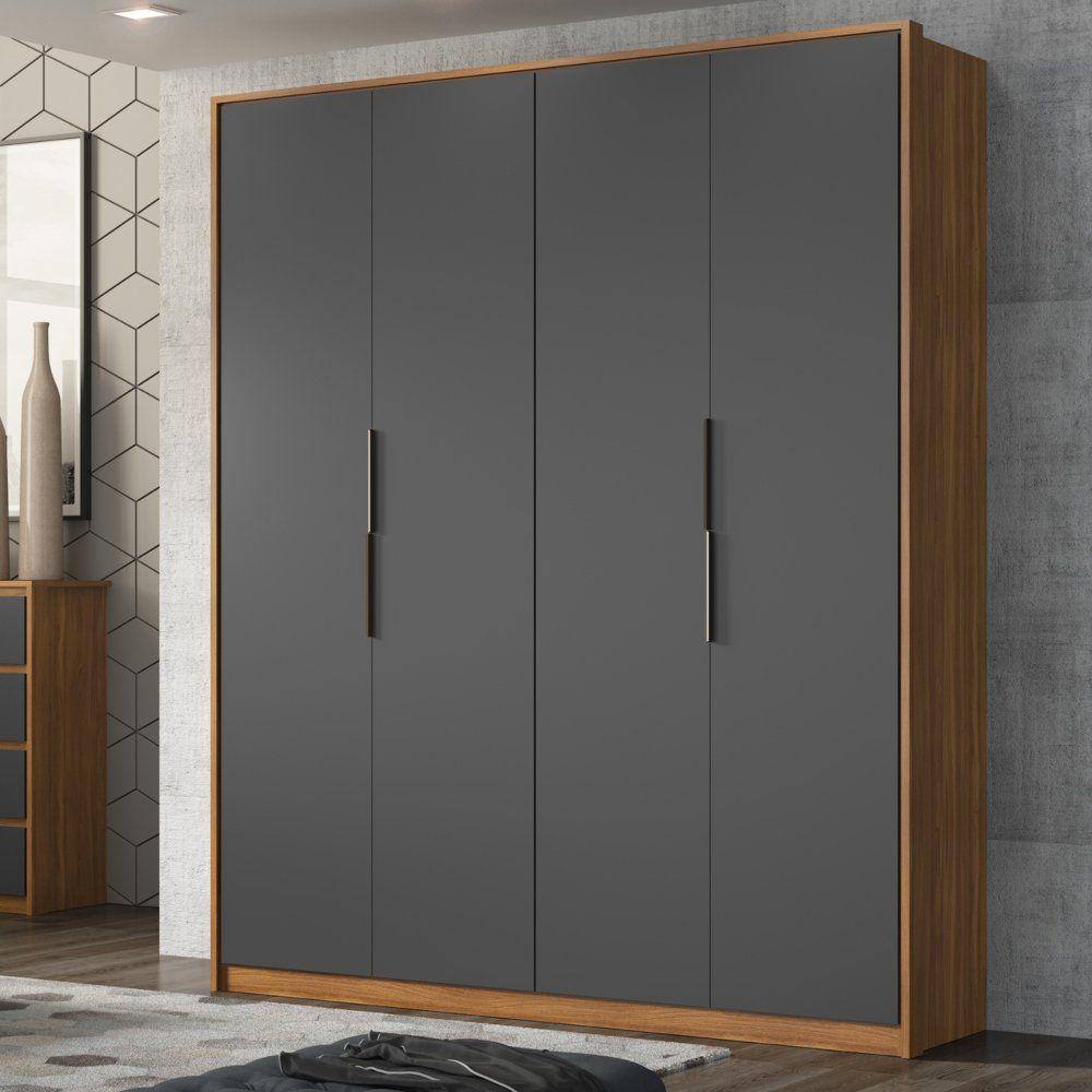 Guarda Roupa Solteiro 4 Portas Attore Demartêz