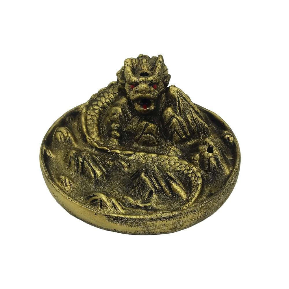 Incensário Dragão Névoa Floresta Encantada