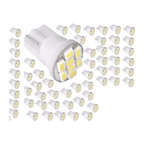 20 Lâmpada T10 8 Leds Smd Pingo Luz W5W 1026 Automotiva