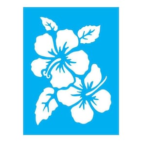 Stencil Tamako Flor De Hibisco - 15X20 - Ref A2352