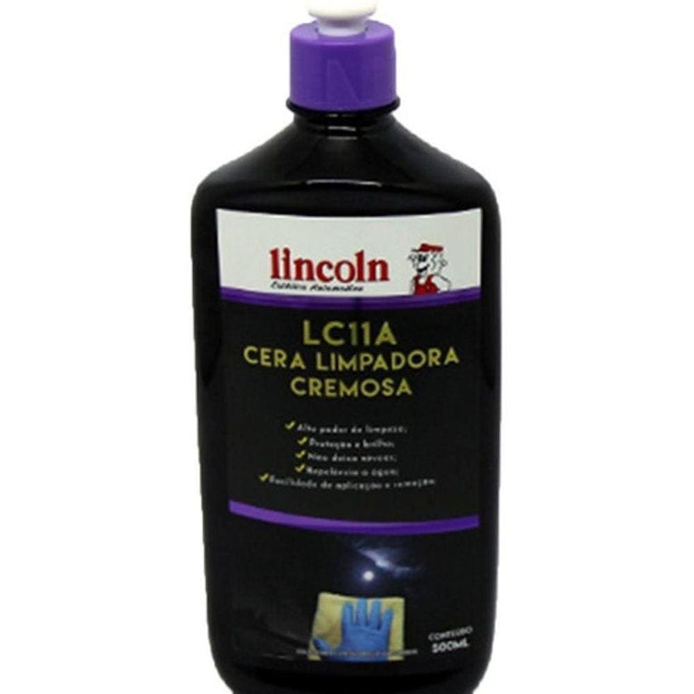 Cera Limpadora Cremosa Lc11A 500Ml Lincoln
