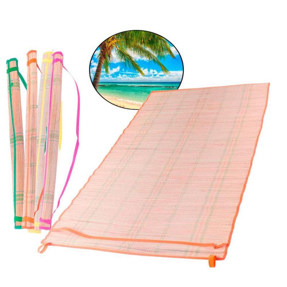 Esteira de Praia em Palha com Alça 60 X 1,80 CM 777100 BEL