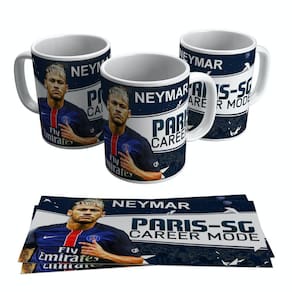 Caneca Neymar Paris Saint German Psg Time Francês 325ml
