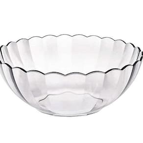 Tigela Bella Transparente Vidro Saladeira 3,1L Bowl