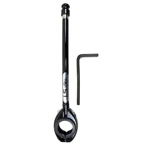 Antena Corta Pipa Cerol 6 Estágios Móvel Inox Guidão Preto