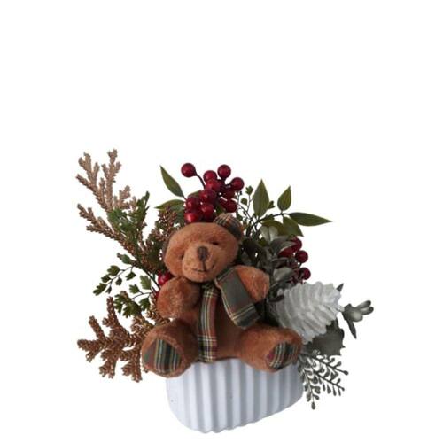 Arranjo De Natal Com Flores Artificiais | Casas Bahia Arranjo De Natal Com Flores Artificiais | Casas Bahia