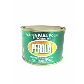 Massa de Polir Automotiva Branca Extra Fina Pérola 500g