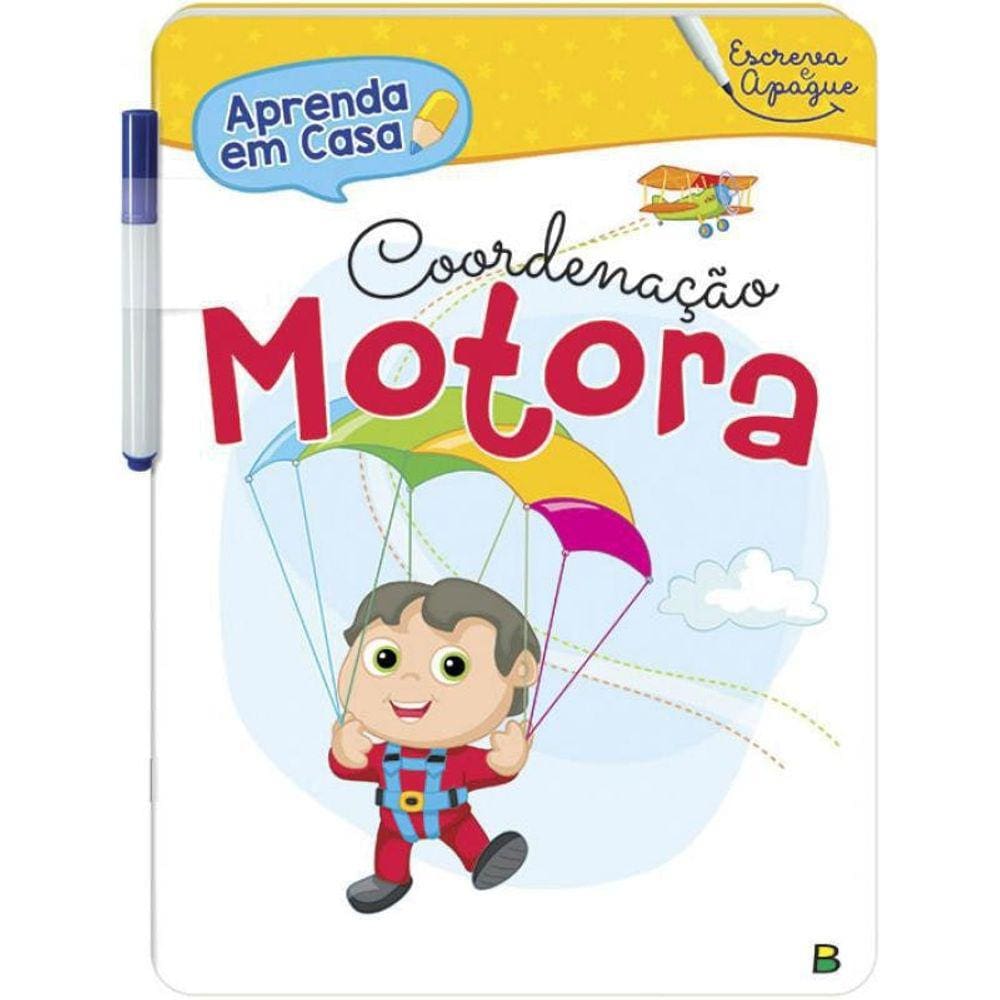 Livro Aprenda Em Casa - Escreva E Apague: Coordena