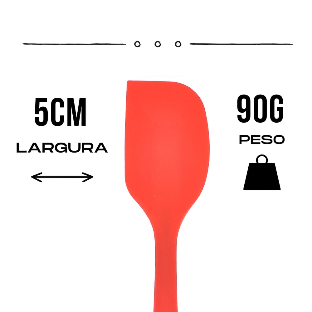 Espátula Pão Duro Raspadora De Silicone 27cm Grande