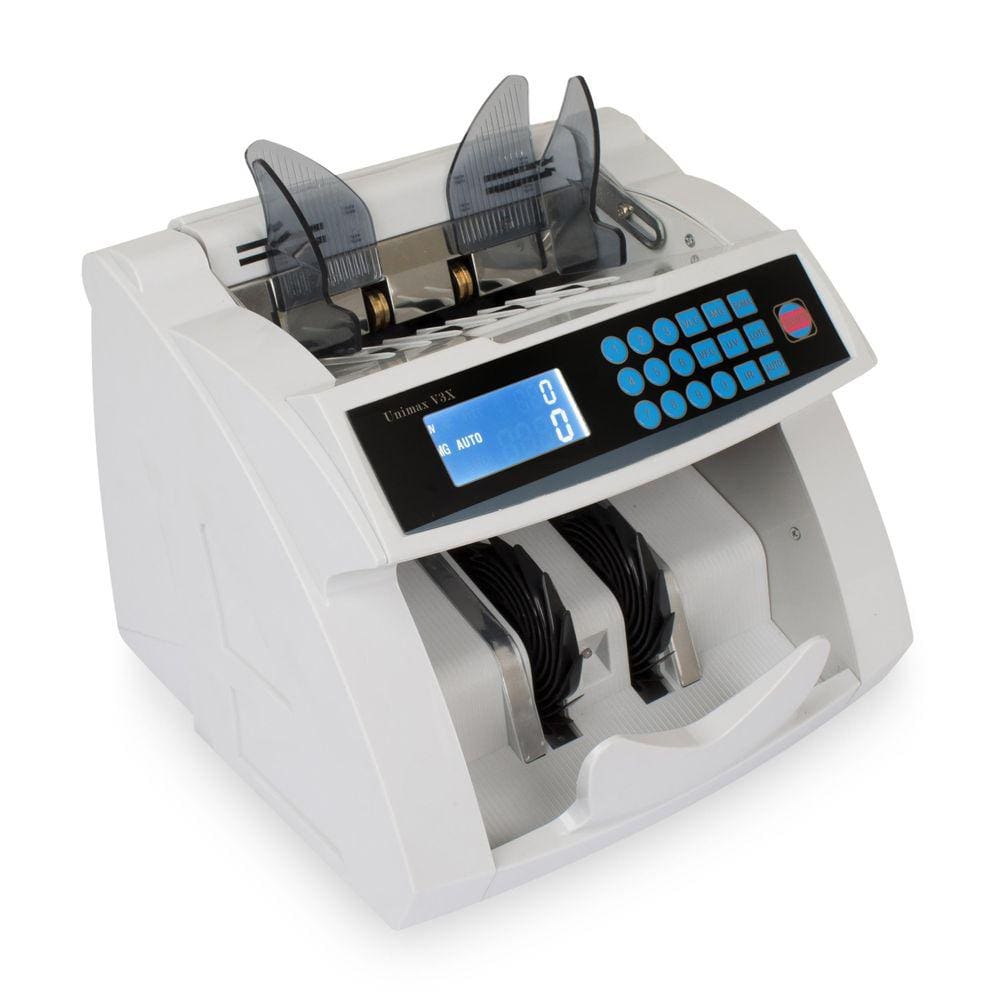 Maquina De Contar Dinheiro Identifica Cédula De Nota Falsa