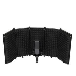 Difusor Acústico,Filtro Vocal Booth Com 5 Painéis Dobráveis