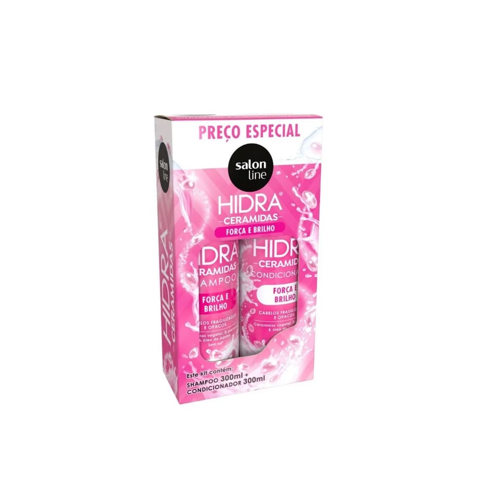 Shampoo + Condicionador Hidra Cerâmicas Salon Line