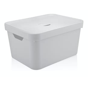 Caixa Organizadora Gigante Com Tampa Branca 46X36 Marca Ou